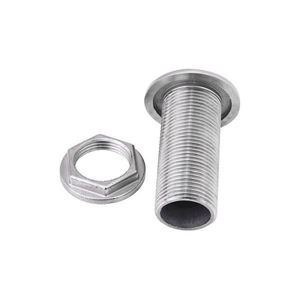 Grinding Mirror Polishing Hose Barb Fitting 60 Degree Round Base Stainless Steel Marine Threaded Fitting For Ship Boat Inflatable Boats Yacht