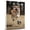 Akita, variant on Barbet Cute Dog Soccer Stretched Canvas Size 8x12 – Retro Barbet Dog Batter in Action With Soccer for Themed Living Room