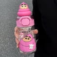 thumbnail image 3 of Taza de agua de vidrio Crayon Shin-chan 2024, nueva taza de paja para niñas, taza de verano resistente a altas temperaturas de borosilicato, recuerdo, 3 of 5