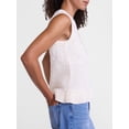 thumbnail image 5 of Scenario Women's Texture Peplum Tank Sweater, Lightweight, Sizes XS-XXXL, 5 of 6