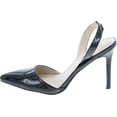 thumbnail image 2 of Pierre Dumas Women's Cherry-4 Vegan Leather Pointed-Toe D'Orsay Slingback Dress Pump Stiletto Heels, 2 of 7