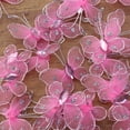 thumbnail image 4 of MasteelfCA 50pcs Simulation Wired Mesh DIY Wedding Craft Decoration Home Decoration (Pink), 4 of 7