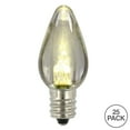 thumbnail image 2 of Vickerman C7 Transparent Plastic LED Warm White Dimmable Bulb, bag of 25, 2 of 3