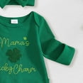 thumbnail image 6 of CAICJ98 My First St Patricks Day Baby Girl Boy Outfit Lucky Charm Romper Jumpsuit Newborn Infant Spring Clothes (Green,0-3 Months), 6 of 7