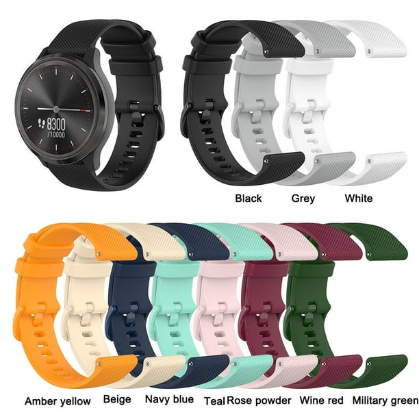 Watch Band Compatible for Garmin Vivomove Sport for Garmin Venu 2 Plus Small Check 20MM Silicone Strap Compatible for Garmin Series Walmart