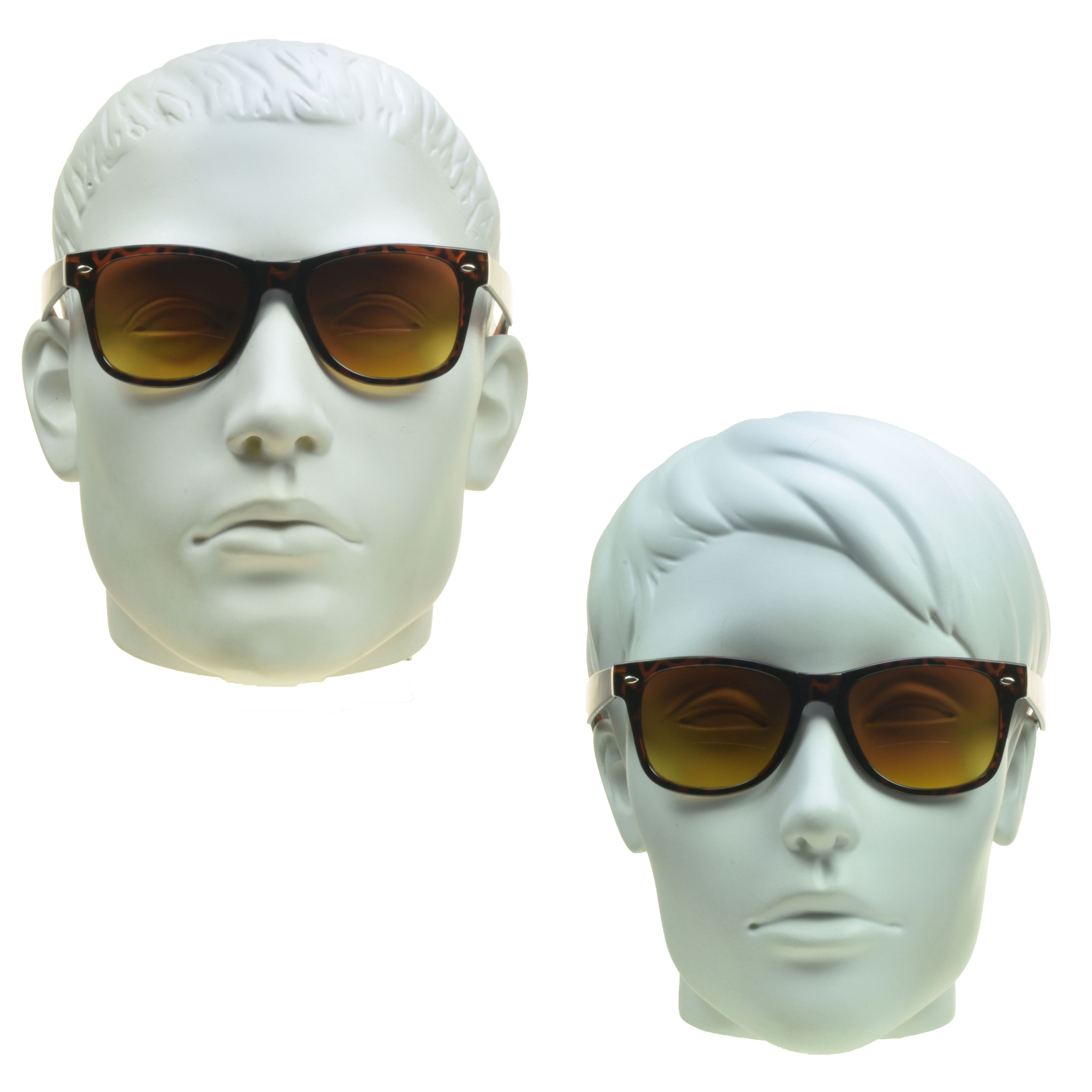 proSPORT BIFOCAL Sunglass Reader Horn Rimmed Men Women Smoke & Blue Light Blocker