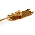 thumbnail image 3 of 2 st guld ovala bricka - rostfritt stål kosmetika smycken handduk frukt fat tallrik, 3 of 5