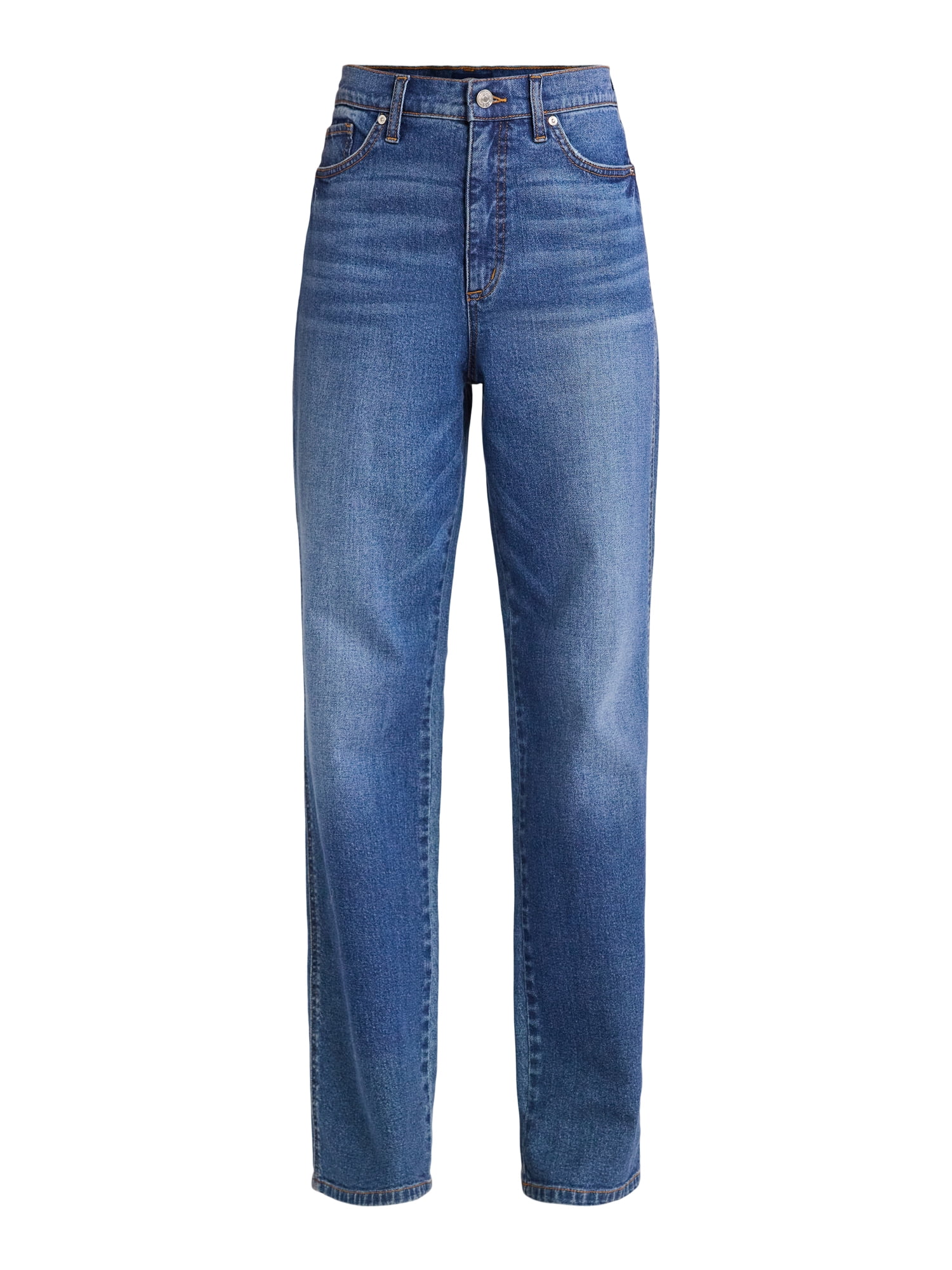 Scoop Women's Stovepipe High Rise Straight Leg Jeans, Sizes 0-20