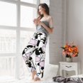 thumbnail image 4 of Uemuo Cute Animal with Cow Pattern Women's Wide Leg Palazzo Lounge Pants with Pockets Light Weight Loose Comfy Casual Pajama Pants-Medium, 4 of 9