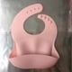 thumbnail image 2 of Baby Bib Silicone Saliva Towel for Baby Pink Wash Free Meal Bib, 2 of 3