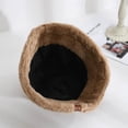 thumbnail image 2 of Women‘s Winter Faux Fur Fuzzy Warm Bucket Hat, 2 of 7