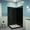 Black, variant on Dreamline Shbw-1541760 Qwall-Vs 41" W X 41" D X 76" H Acrylic Corner Backwall Shower Kit -