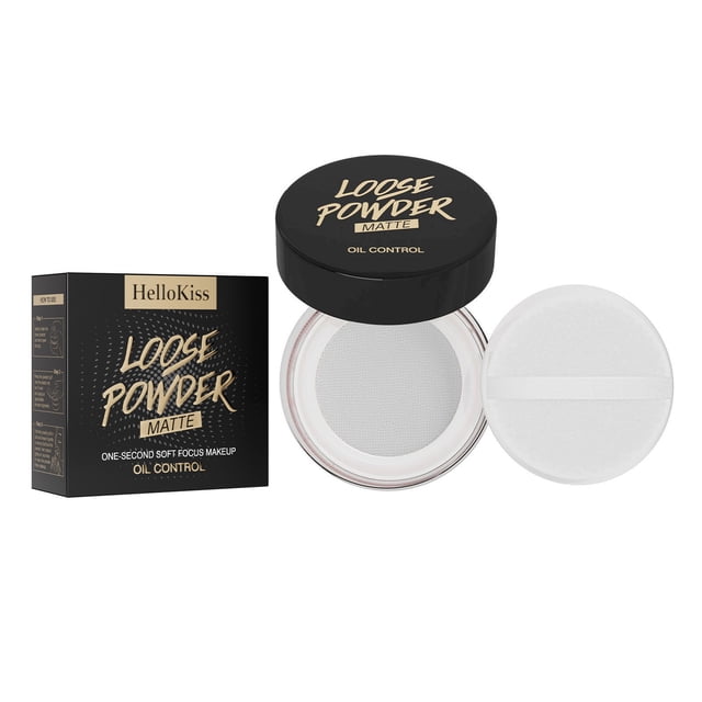 Summer Oil Control Perfection Pressed Powder Pressed Powder Oil Control Pressed Powder Smooth Setting Powder Makeup Long Lasting Finishing Powder 1 Matte Loose Setting Powder