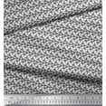 thumbnail image 3 of Soimoi Tissu en Voile de Coton Crâne Petit Imprimé Tissu au Mètre 56 Pouces de Large, 3 of 3