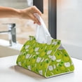 thumbnail image 6 of Salouo Green Apple Pattern Long Tissue Box Cover Rectangular–Plus Size Tissue Box Holder Modern LeatheLarge Tissue Holder for Bathroom Car & Office Decor, 6 of 7