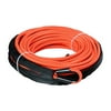 50ft x 1/4" Orange Synthetic Winch Rope 7000LBs with Rock Heat Guard for Jeep ATV UTV KFI Ramsey Pickup Truck