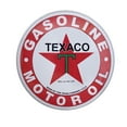 thumbnail image 5 of American Art Decor Licensed Texaco Gasoline Motor Oil Dome Metal Sign - Room Decor for Bar, Man Cave, Garage, Game Room & More, 5 of 5