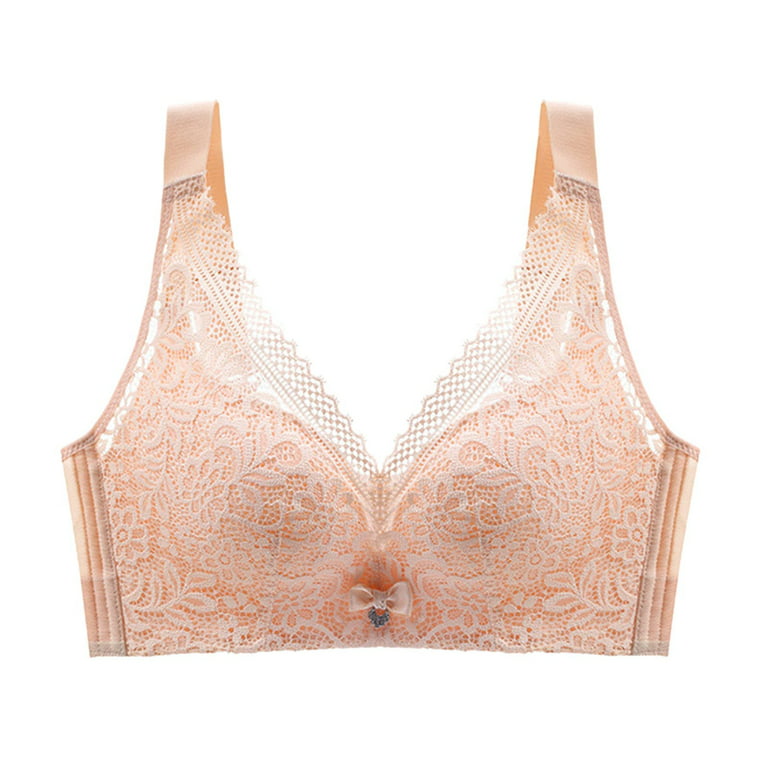 Size from 32/70B to 38/85B Thin Showing Larger Push Up Lace Bra