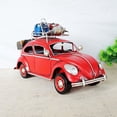 thumbnail image 4 of Yihuala Metal Travel Car Model Collectible Toy Table Ornament Iron Art Old Vintage Car Model, 4 of 8