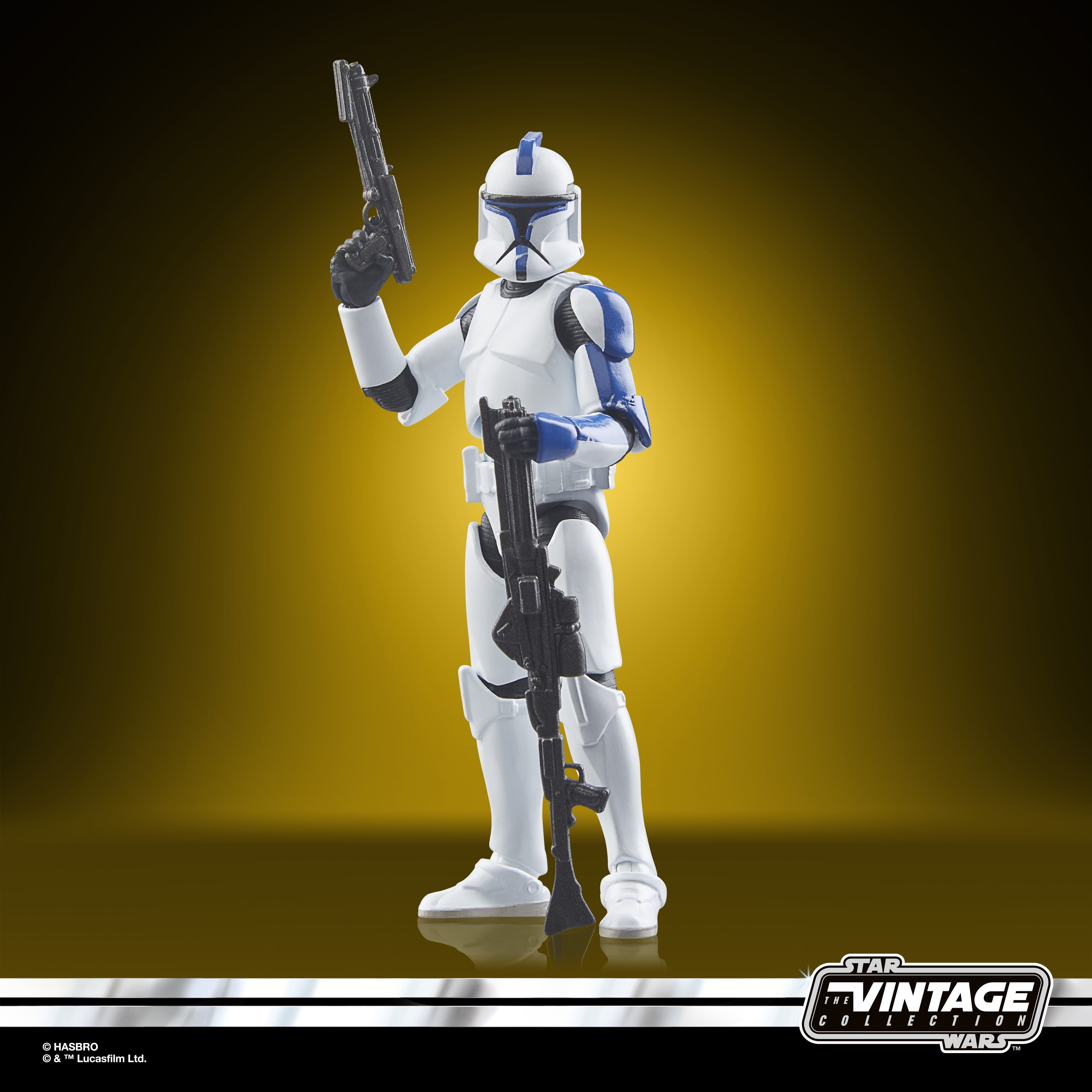 Star Wars The Vintage Collection Clone Trooper Lieutenant (Teth) Action Figure (3.75”)