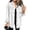 White, variant on Women's Denim Overshirt Jacket Lapel Long Sleeve Fringed Hem Loose Casual Jean Shacket Vintage Washed Streetwear Fall Denim Coats White