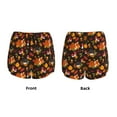 thumbnail image 5 of Lsque Autumn Hedgehog and Fox Cute Printed Women's Running Shorts with Liner Pockets,Elastic Quick Dry Workout Athletic Gym Yoga Shorts,Womens High Waist Shorts-Large, 5 of 9