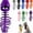 Purple, variant on Guvpev 3D Plush Dinosaur Skeleton Costume, Realistic Spinosaurus Fossil Jumpsuit with Padded Spine and Skull Mask, Spooky Halloween Dress-Up & Role Play Outfit for All Age Groups