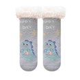 thumbnail image 1 of Girls Socks Christmas Cartoon Fuzzy Warm Fleece Non Slip Winter Slipper Socks GY2 4-7 Years, 1 of 4