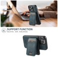 thumbnail image 6 of Dteck 2 In 1 Wallet Case for iPhone 12 / iPhone 12 Pro, Magnetic Back Phone Cover Compatible with MagSafe, iPhone 12 Wallet Case with Detachable Card Holder Wallet for Women Men,Blue, 6 of 6