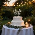 thumbnail image 3 of Decoración de tarta Tisbonsy Bride to Be Wood para despedida de soltera, 3 of 5