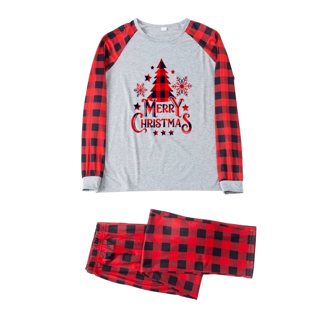 URMAGIC Christmas Family Matching Pajamas Sets Xmas PJ's Letter Print ...