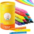Jumbo Crayons For Toddlers, 16 Colors Non Toxic Washable Crayons For
