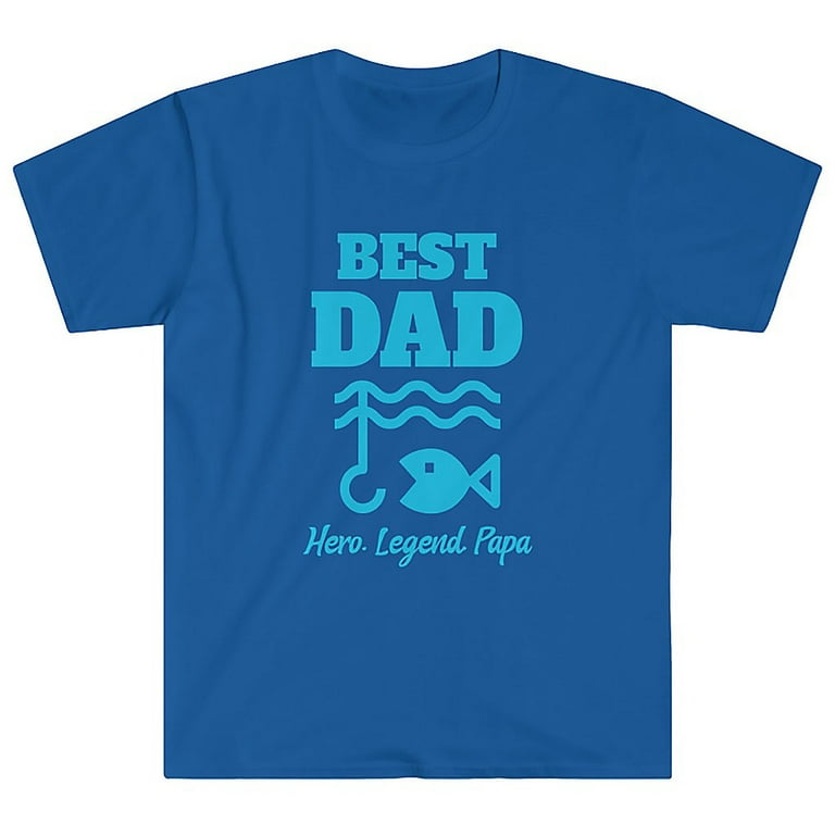 Fire Fit Designs Fishing Shirts for Men Fathers Day Shirt Dad Shirt Best Dad Shirt Girl Dad Shirt for Men, Men's, Size: Large, Black