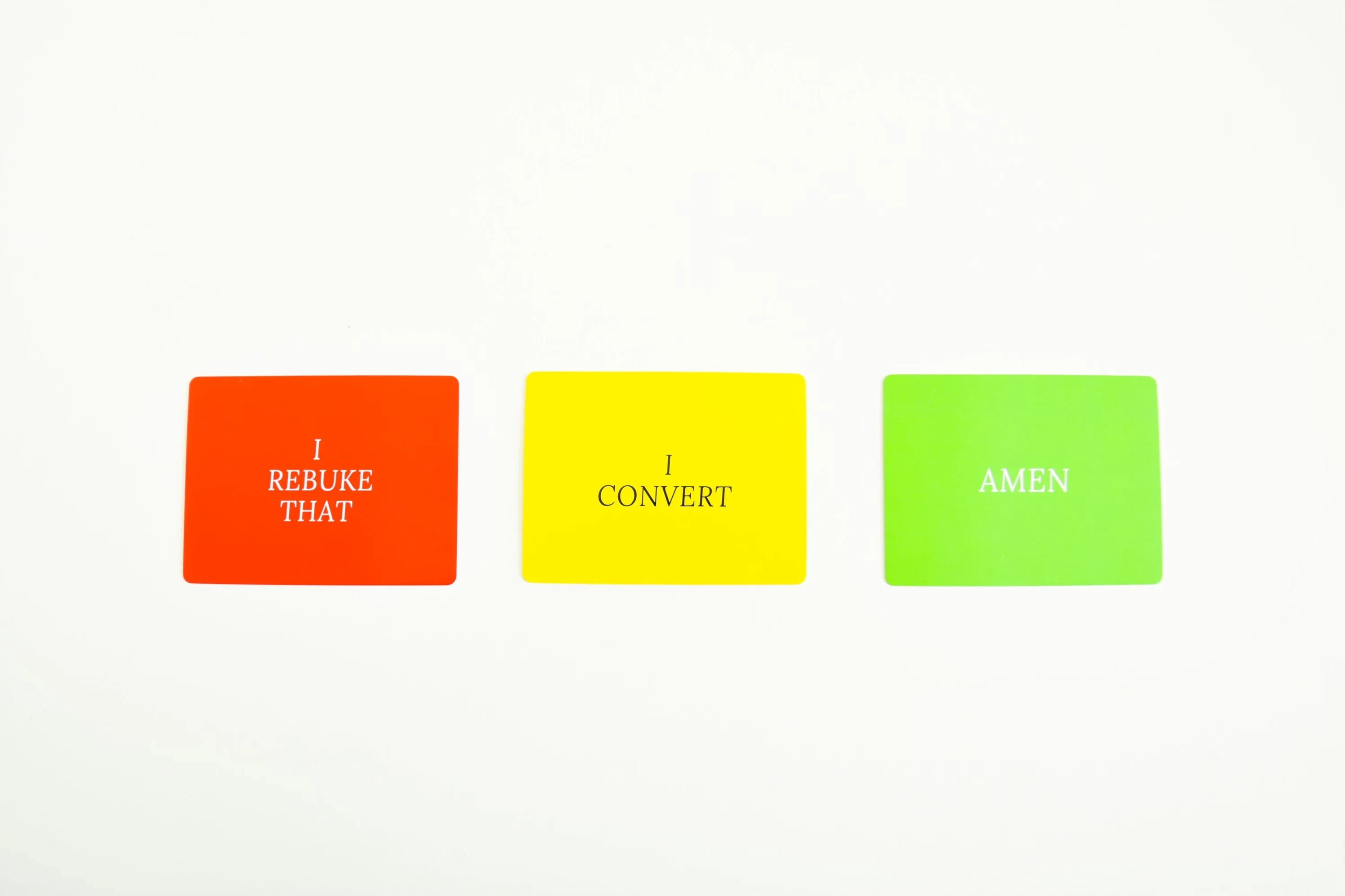 And Let The Church Say Family Bundle – Card Game with 4 Reaction Fans