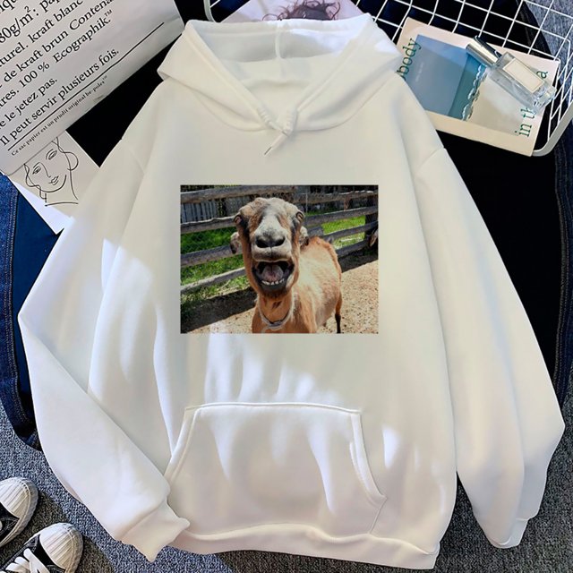 Sudadera con capucha Screaming Goat con diseño divertido y estampado de cómic, sudaderas para adolescentes, elegantes, cómodas y a la moda