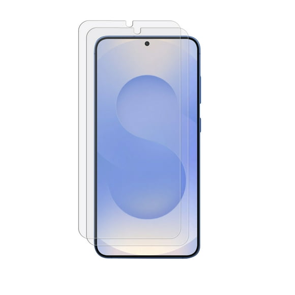 Onn. 2-Pack Samsung Galaxy S25 Premium Japanese Tempered Glass Screen Protectors with Easy Application Tray