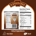 thumbnail image 6 of (2 Cans Pack) Keystone All Natural Ground Beef 28 oz Can Emergency Survival Food For Camping Hiking and Backpacking, 6 of 12