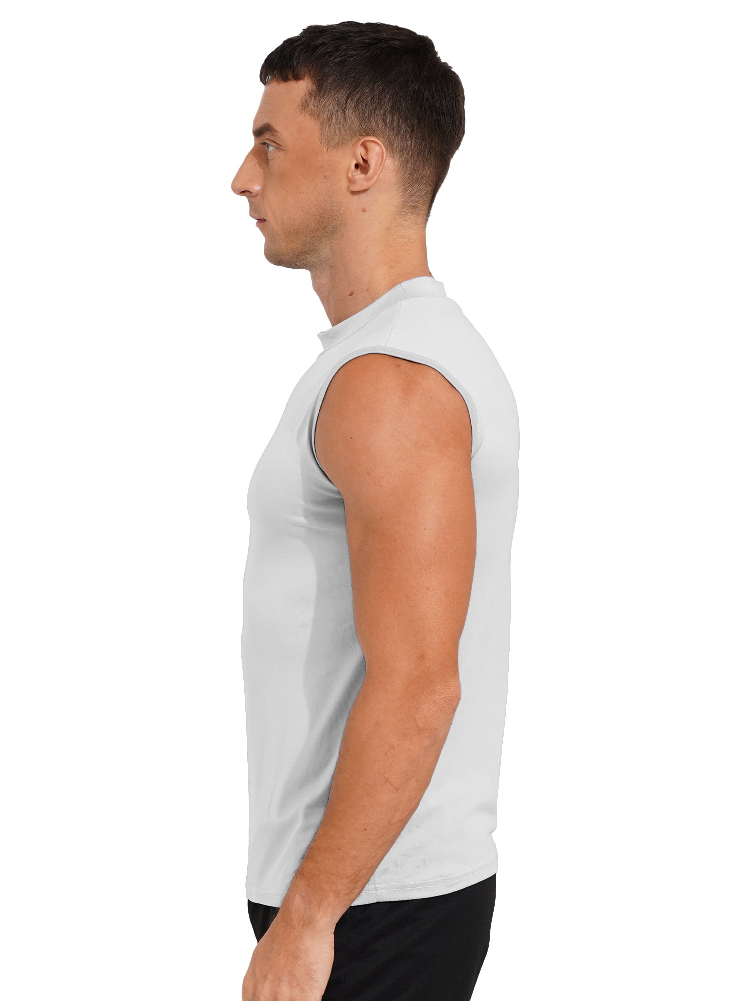 New Era Oil Slick Sleeveless T-Shirt in White