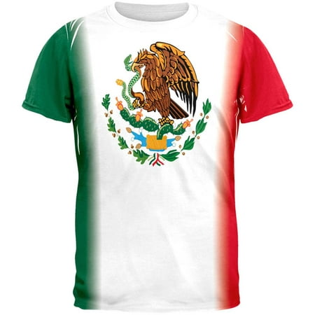 Old Glory - Cinco De Mayo - Mexican Flag All Over Adult T-Shirt ...