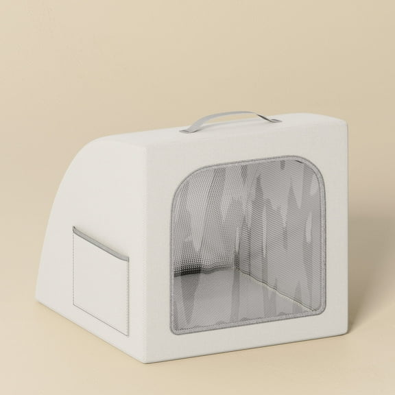 Dog & Cat House, Foldable Water Resistance Indoor/Outdoor Pet Shelter for Small Dog and Cat, Size S 15.7 * 13.8 * 13.8