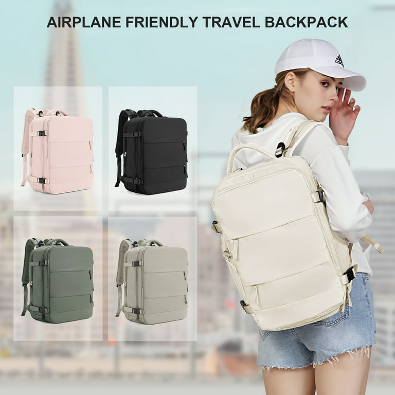 SYCNB Large Travel Backpack for Women Men Airplane Approved, Carry on Backpack for Men Personal Item Travel Bag Carry on Flight, Waterproof Laptop SYCNB Large Travel Backpack for Women Men Airplane Approved, Carry on Backpack for Men Personal Item Travel Bag Carry on Flight, Waterproof Laptop