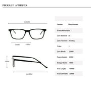 JOSCHOO 5 Pack Reading Glasses for Men Spring Hinges Lightweight Reader+2.50