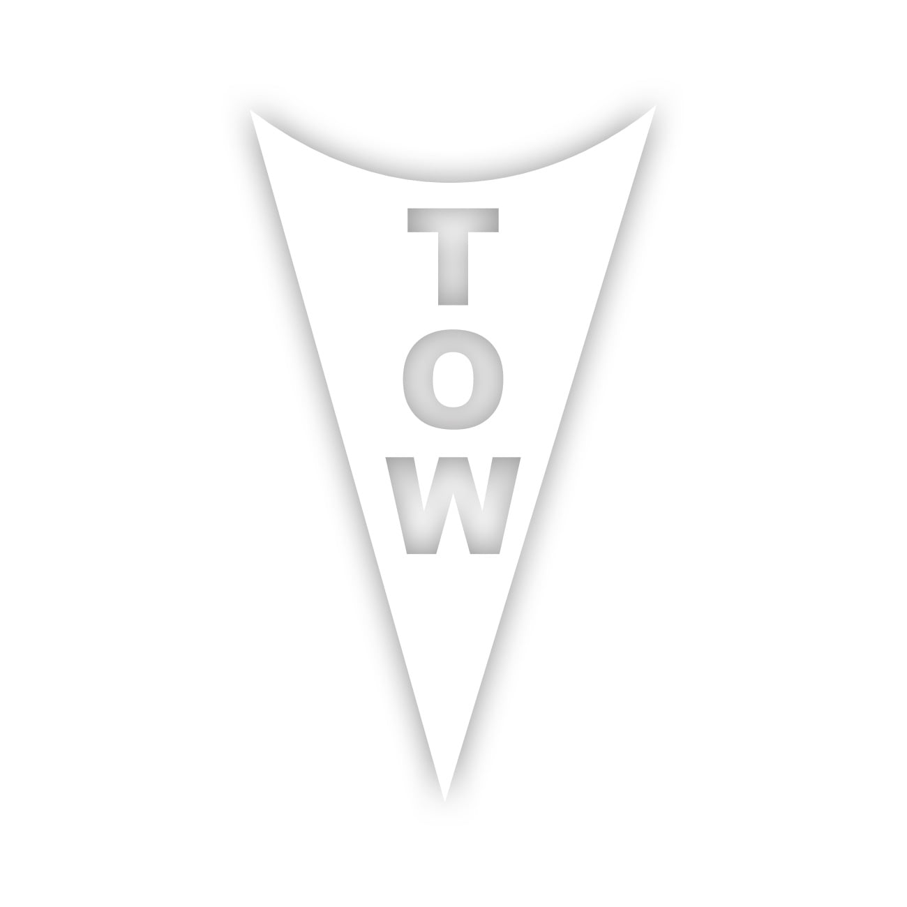 Tow Hook Sticker Decal Die Cut Self Adhesive Vinyl Weatherproof