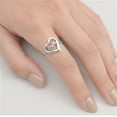 thumbnail image 4 of CHOOSE YOUR STYLE Love Heart Word Promise Ring .925 Sterling Silver Bali Rope Band Jewelry Female Size 9, 4 of 4