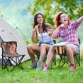 thumbnail image 6 of BZSMCE Camping Chairs Modern Luminous Hummingbird Magic Pattern Folding chair, 6 of 8