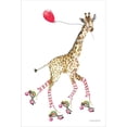 thumbnail image 2 of Great Art Now Giraffe Joy Ride II by Mercedes Lopez Charro, Framed Wall Art, 17.5W x 22.75H, 2 of 2