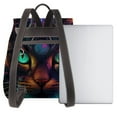 thumbnail image 3 of Ratiio Futuristic Cat Warrior Pattern Womens Backpack Purse Leather Backpack Purse for Women Travel Fashion Backpack Designer Ladies Shoulder Bags, 3 of 4