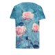thumbnail image 5 of Top de Verano de las Mujeres, Cuello en V Moda Casual de Manga Corta Blusa, Primavera Y Verano Ligero Top, 5 of 9