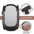 thumbnail image 3 of Mesh Large Laundry Basket, Collapsible Laundry Hamper, Foldable Clothes Bag, Folding Washing Basket, with Heavy-Duty handles, 3 of 8