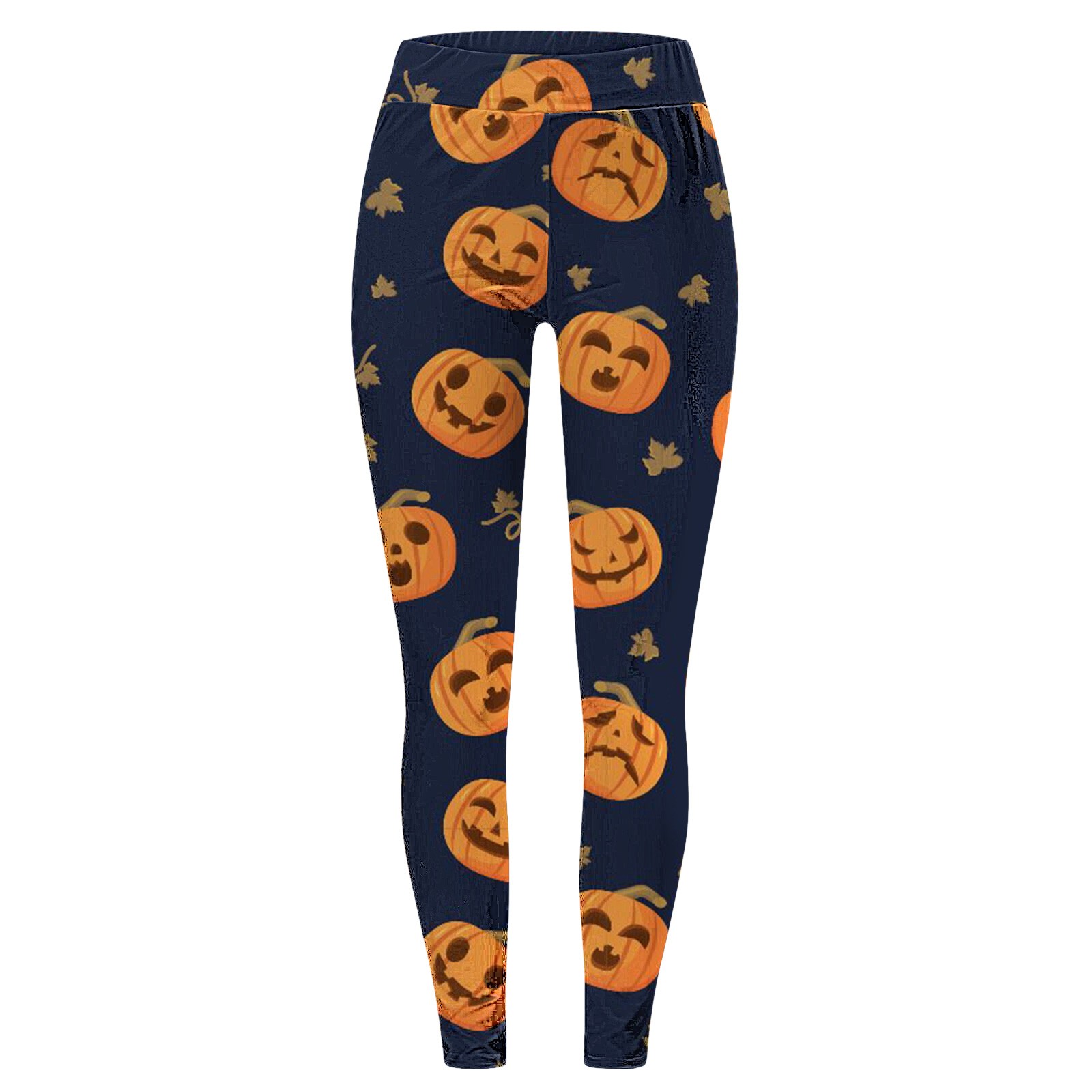 Legging Halloween Femme - Motif Citrouille, Taille Haute, Stretch - Pour Sport, Yoga, Fête, Tenue Décontractée - Automne/hiver - 11